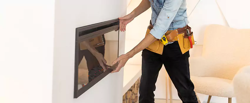 Metal Fireplace Installation in Secaucus, New Jersey