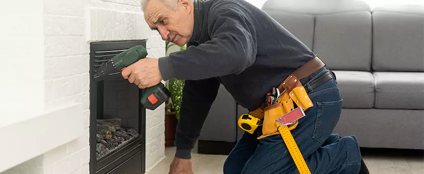 New Indoor Fireplace Installation in Secaucus, New Jersey