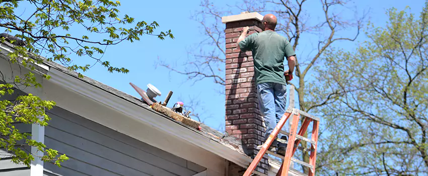 Vinyl and PVC Chimney Flashing Installation in Secaucus, NJ