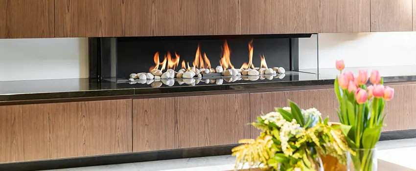 Double-height Fireplace Design Refurbishment in Secaucus, New Jersey