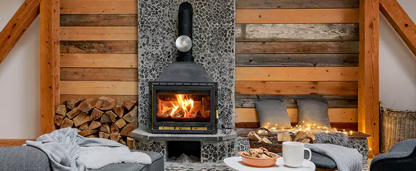 Thelin Hearth Products Direct Vent Gas Stove Fireplace Inspection in Secaucus, New Jersey